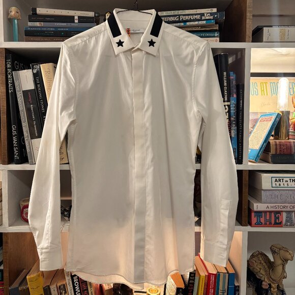 givenchy star button down dress shirt - Picture 1 of 5